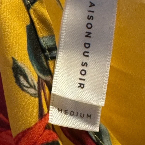 Floral Yellow Women's Shorts - Picture 2 of 2